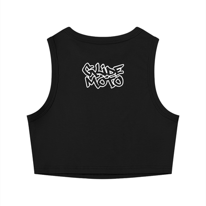 Women's Tight Crewneck Crop Tank Top