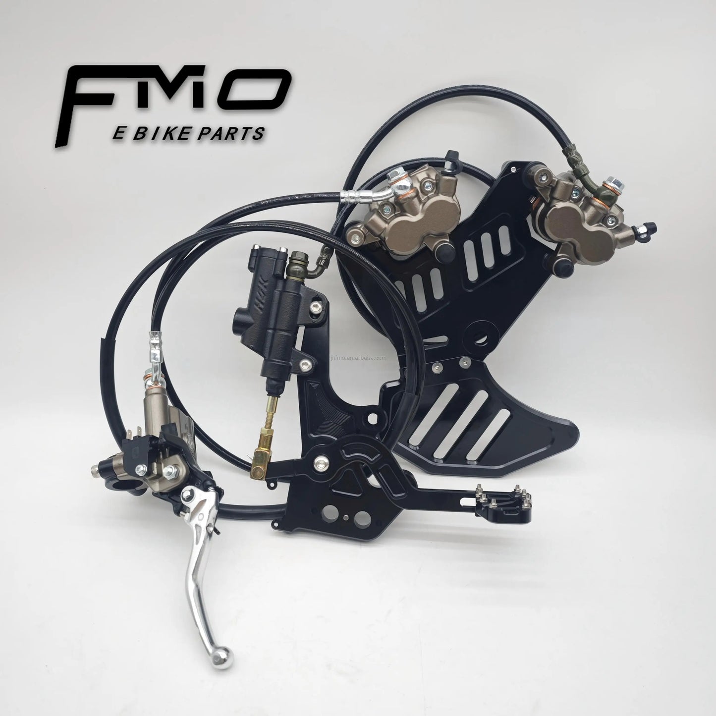 Dual-Caliper Bracket + 240mm Rear Rotor + UB Rear Brake & Caliper Assembly - Compatible with Light Bee E Ride Pro SS 2.0
