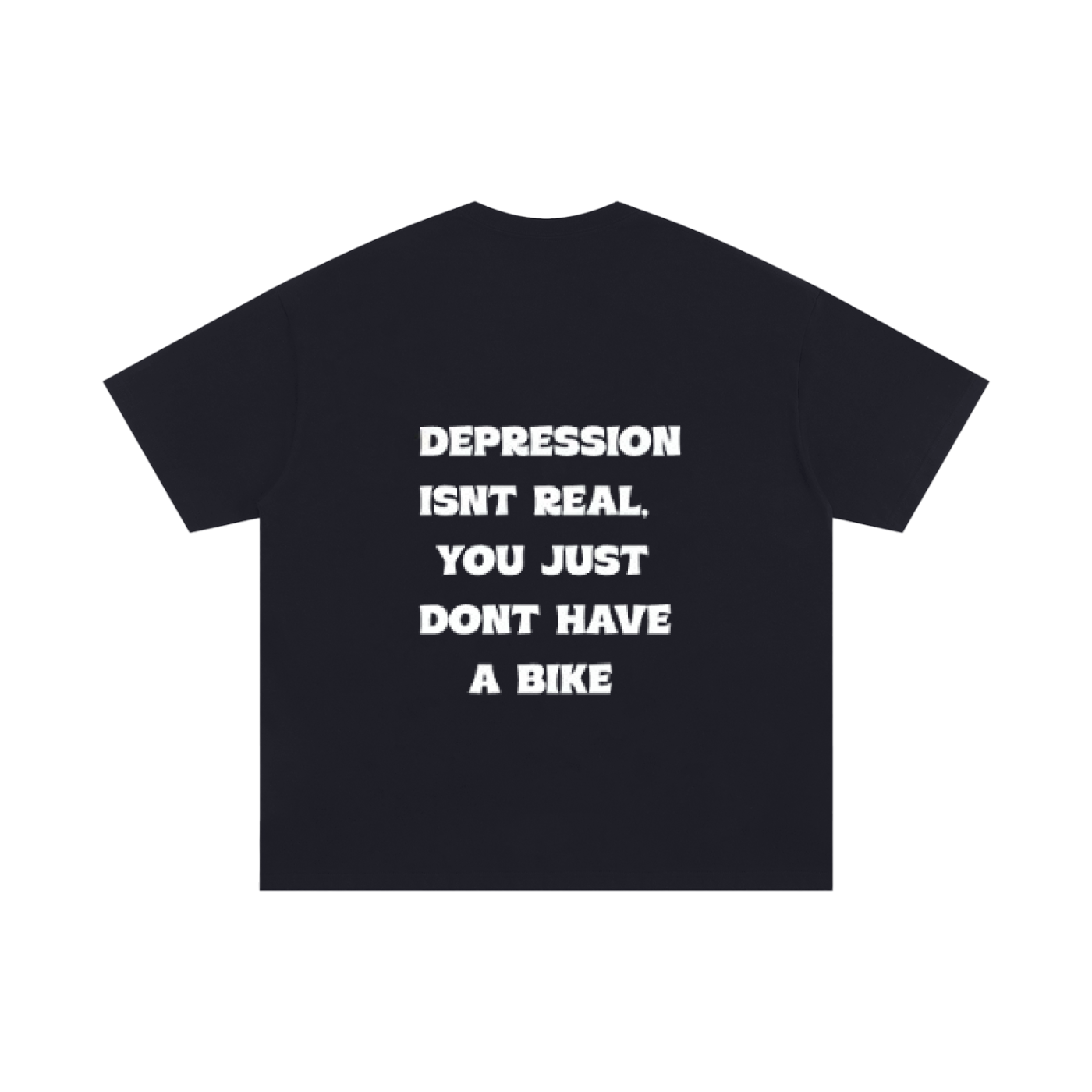 "DEPRESSION ISNT REAL" Cotton Shirt