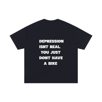 "DEPRESSION ISNT REAL" Cotton Shirt