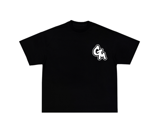 Black And White Glide Moto T-Shirt
